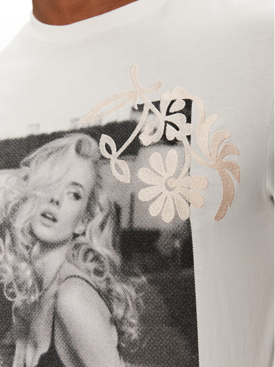 Guess Guess T-shirt M5GI33 KBW41 Bianco Classic Fit