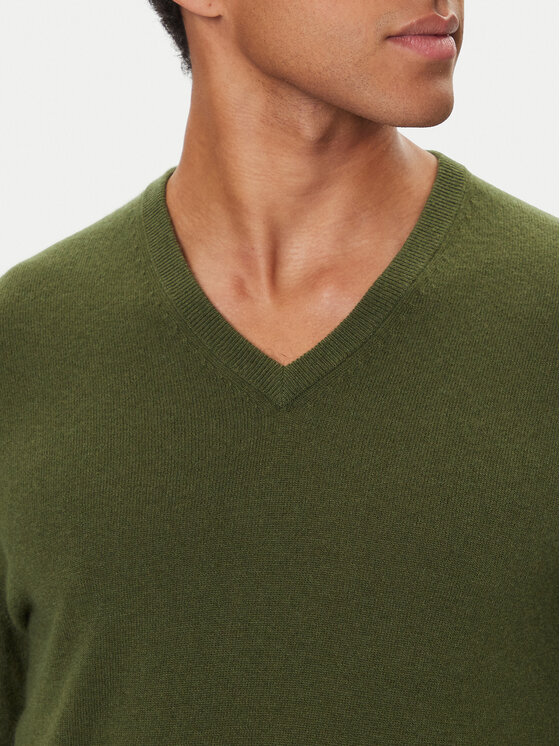 United Colors Of Benetton United Colors Of Benetton Sweter 1002U4407 Zielony Regular Fit