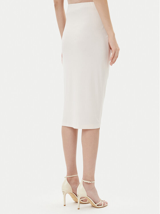 Rinascimento Rinascimento Спідниця-міді CFC0123489003 Бежевий Regular Fit