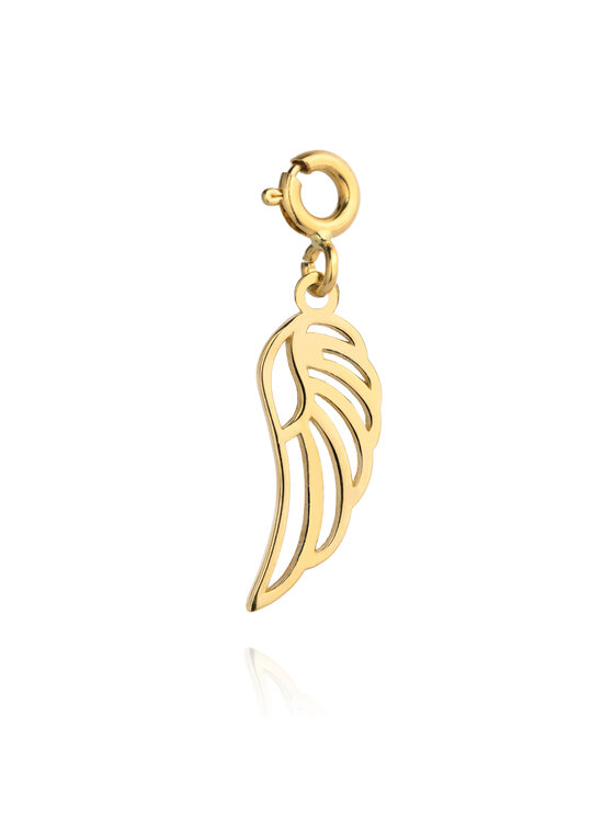 Fugart Fugart Naszyjnik Zawieszka/charms złote skrzydełko FUG6-20-Z00344-2 Złoty