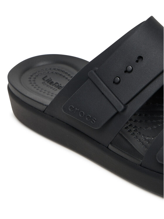 Crocs Crocs Klapki Brooklyn Buckle Low Low 211215 Czarny