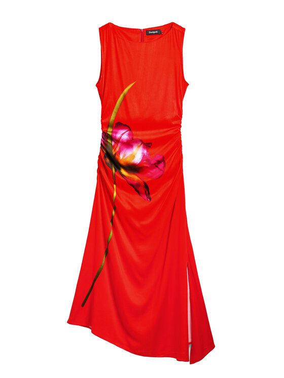 Desigual Desigual Haljina za svaki dan Reims 25SWVW07 Crvena Regular Fit