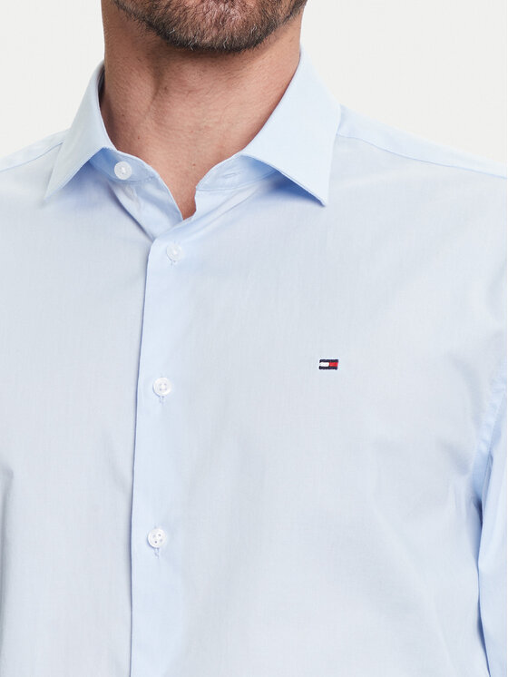 Tommy Hilfiger Tommy Hilfiger Сорочка MW0MW38347 Блакитний Slim Fit