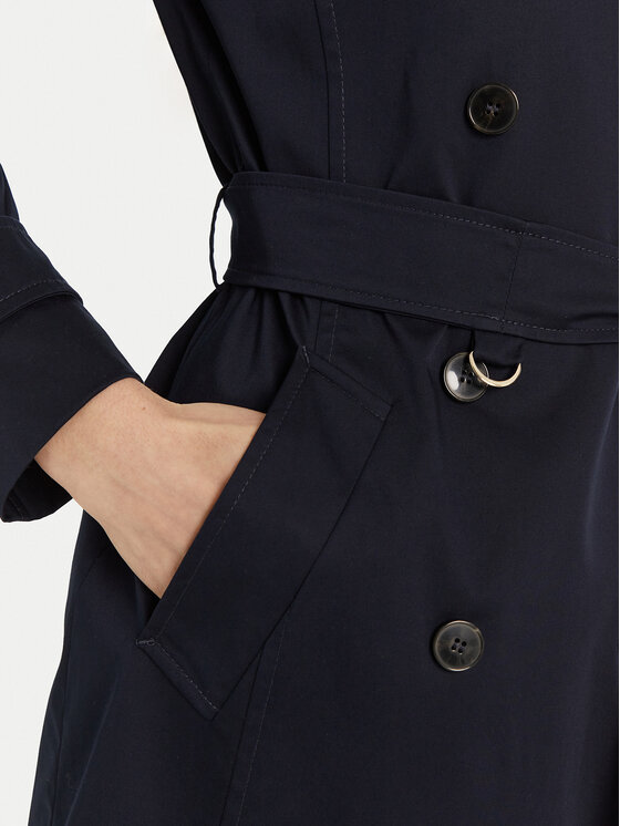 Marella Marella Trench Roseto 2513021021 Blu scuro Regular Fit