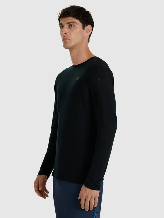 4F 4F Φανελάκι τεχνικό 4FWAW25TFLOM430-20S Μαύρο Regular Fit