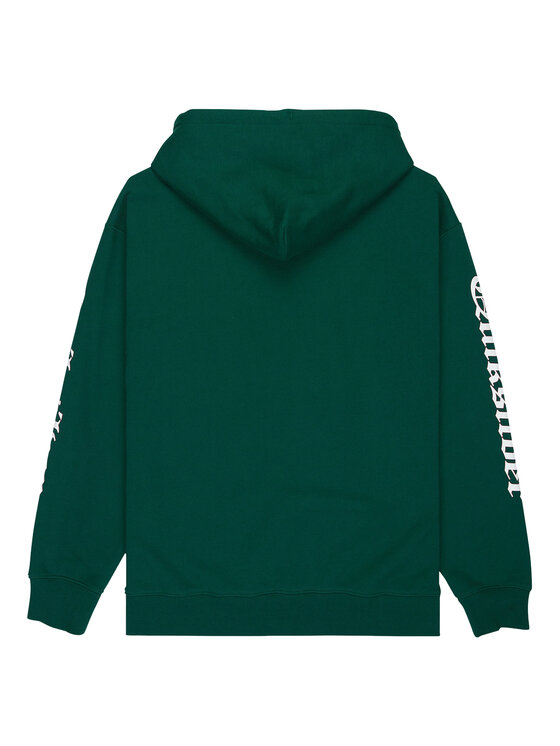 Quiksilver Quiksilver Hanorac Old English EQYFT05156 Verde închis Oversize
