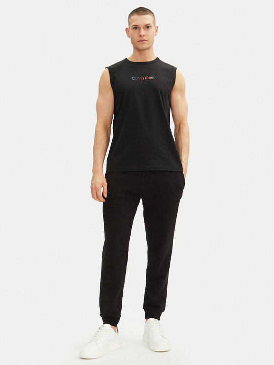 Calvin Klein Underwear Calvin Klein Underwear Tank top LV00NM2878 Crna Regular Fit