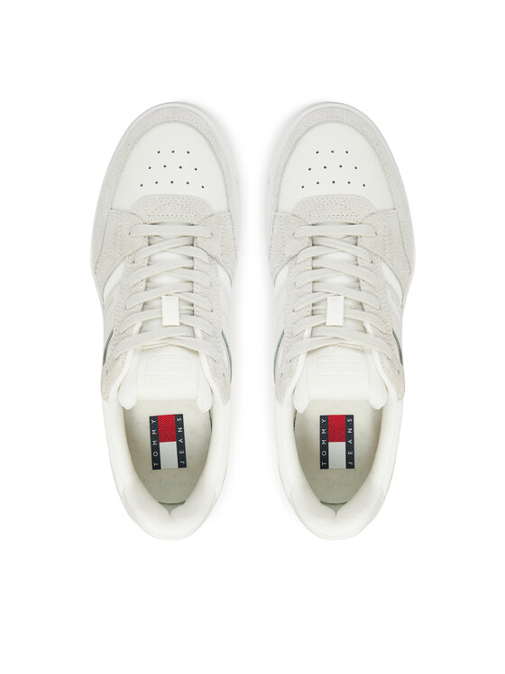 Tommy Jeans Tommy Jeans Laisvalaikio batai Tjm Cupsole Pods EM0EM01579 Balta
