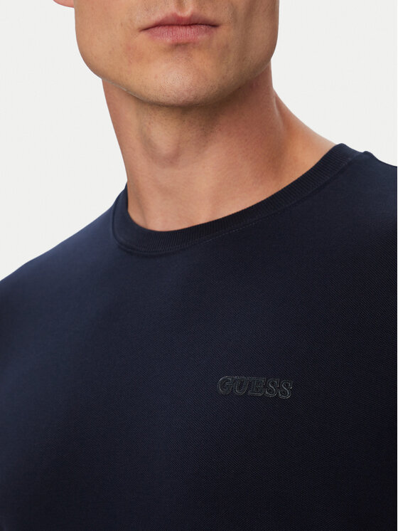 Guess Guess Majica Z6YI23 K5025 Mornarsko modra Regular Fit