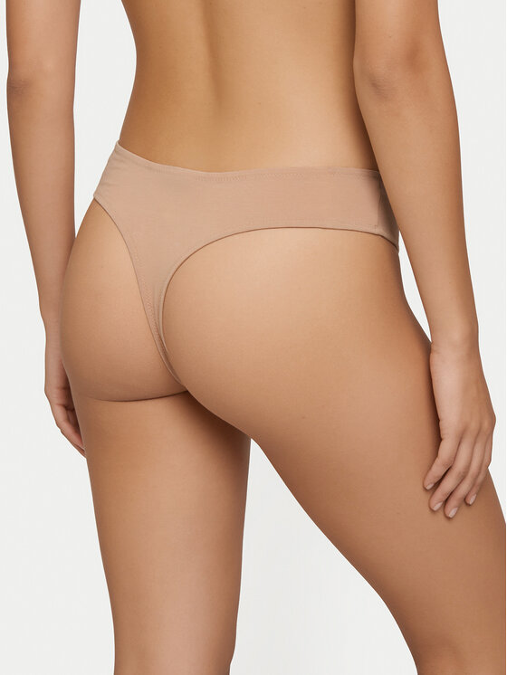 Emporio Armani Underwear Emporio Armani Underwear Σετ στρινγκ EW000402 AF25571 U4134 Ανοιχτό μπεζ