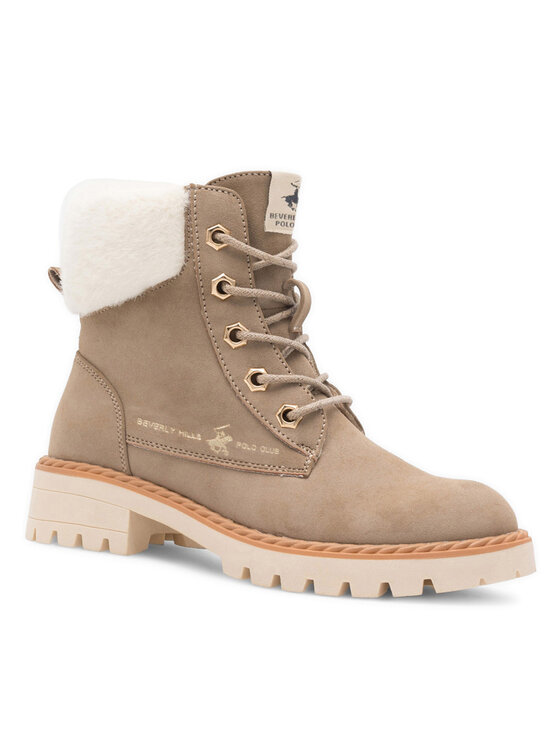 Beverly Hills Polo Club Beverly Hills Polo Club Schnürstiefeletten CS6135-02 Beige