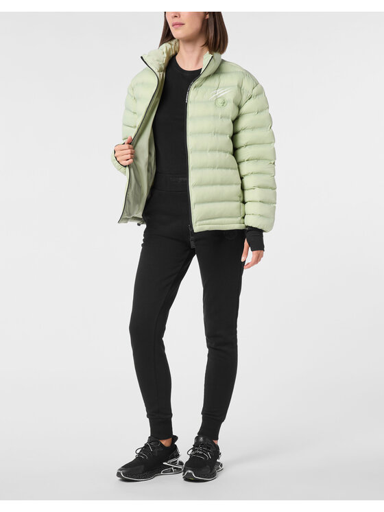 Plein Sport Plein Sport Kurtka puchowa 23975 Zielony Regular Fit