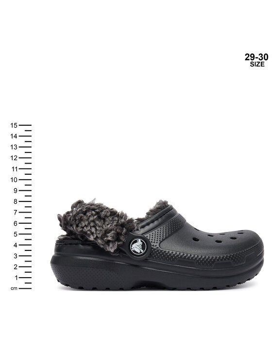 Crocs Crocs Natikače Classic Fleece Lined Clog K 212856 Crna