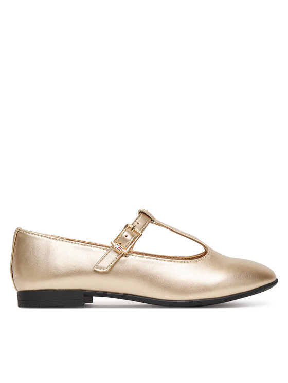 Tommy Hilfiger Tommy Hilfiger Baleriny T3A3-34001-1372 S Złoty