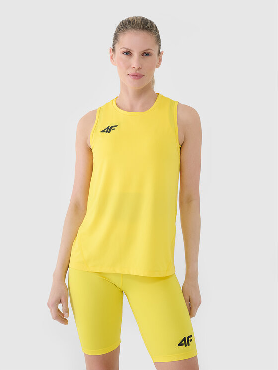 4F 4F Kolarki NOS Żółty Slim Fit