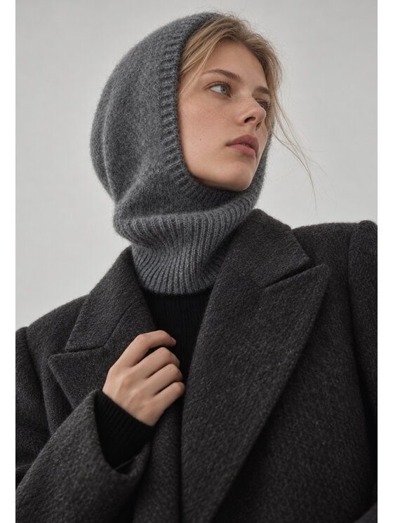 Style Republic Style Republic Kominiarka Balaclava Szary ciemny