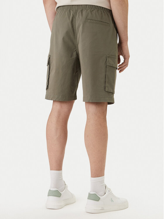 Calvin Klein Jeans Calvin Klein Jeans Stoffshorts LV04RB618G Khakifarben Regular Fit