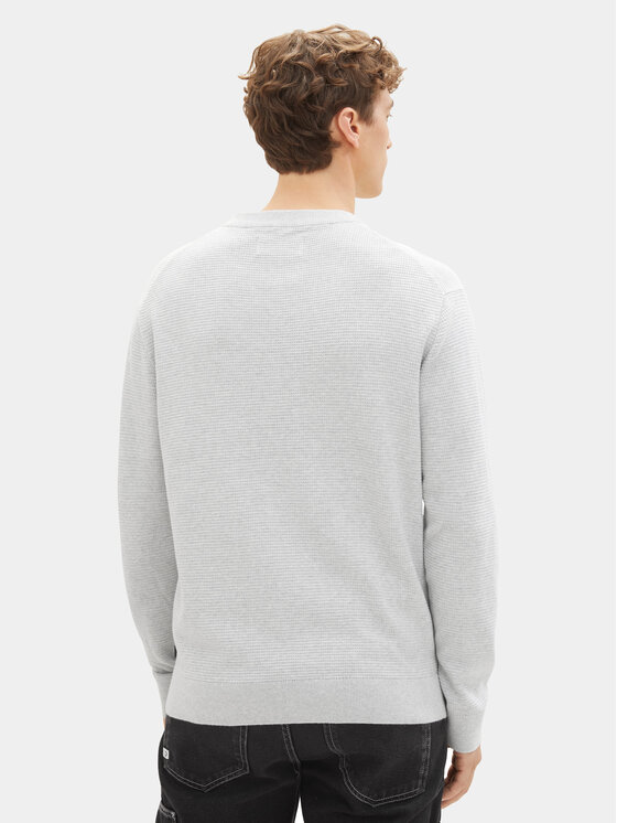 Tom Tailor Denim Tom Tailor Denim Пуловер 1038285 Сив Regular Fit