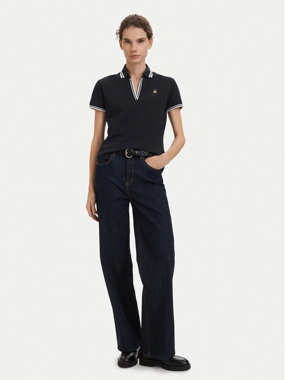 Beverly Hills Polo Club Beverly Hills Polo Club Polo P-SS26W-P0300 Σκούρο μπλε Regular Fit