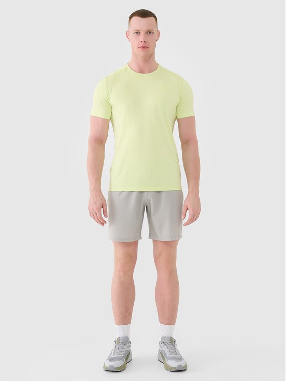 4F 4F T-shirt 4FWSS25TFTSM1343-45S Verde Regular Fit