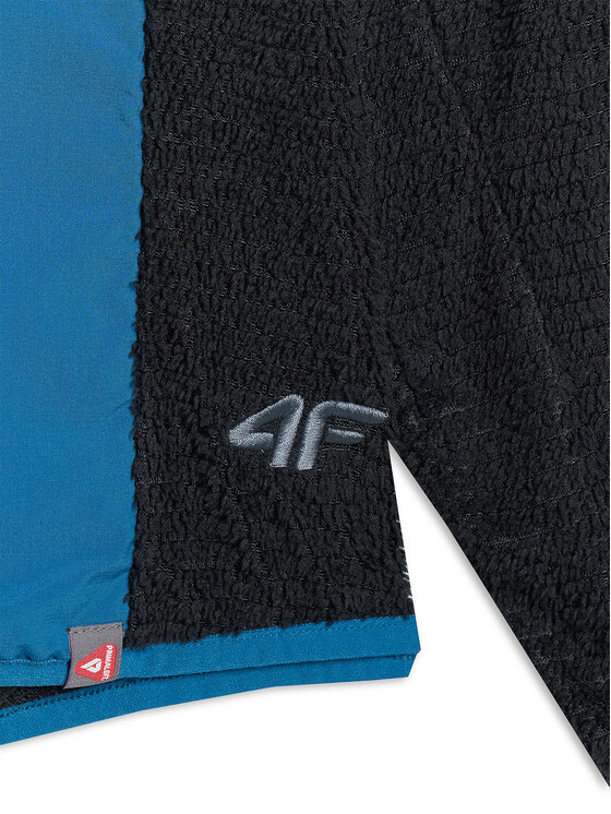 4F 4F Bluza techniczna TRAIL RUNNING Granatowy Regular Fit