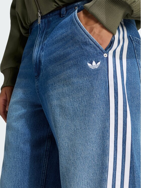 adidas adidas Jeansy 171193 Niebieski Loose Fit