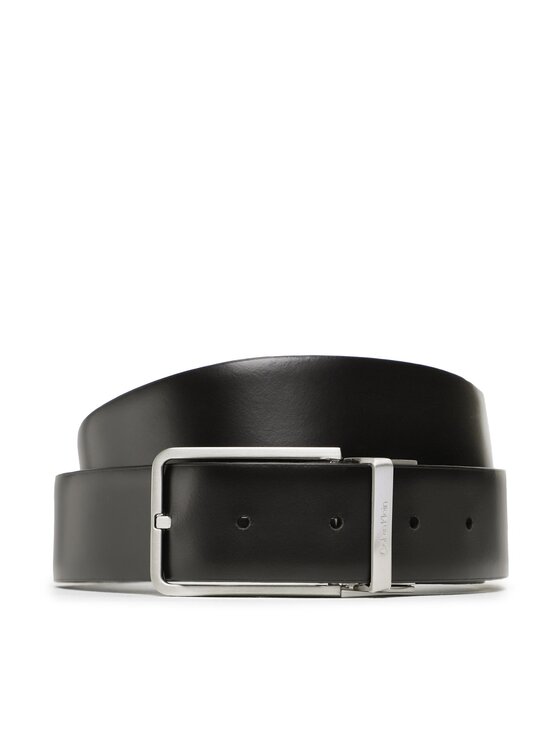 Calvin Klein Calvin Klein Чоловічий ремінь Adj/Rev Slim Frame Pb 35mm K50K510360 Чорний