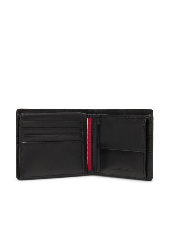 Tommy Hilfiger Tommy Hilfiger Ανδρικό Πορτοφόλι Central Cc Flap And Coin AM0AM13515 Μαύρο
