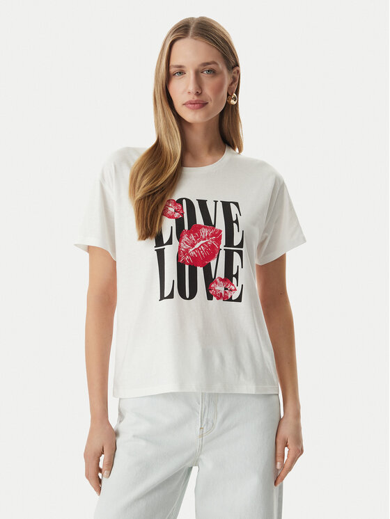 Morgan Tricou 261-DOVE Alb Regular Fit