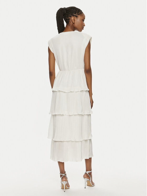 Vila Vila Cocktail obleka Lillian 14089876 Bela Regular Fit