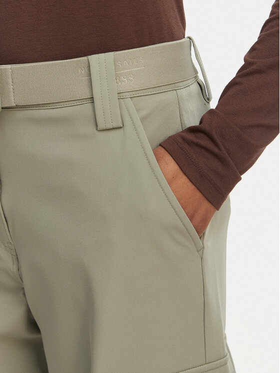 Guess Guess Bavlnené nohavice W6GB01 W1416 Kaki Regular Fit