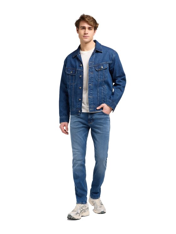 Lee Lee Jeansy 112372613 Niebieski Slim Fit