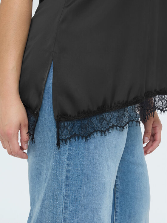 Fiorella Rubino Fiorella Rubino Top D004T000262N033 Czarny Regular Fit
