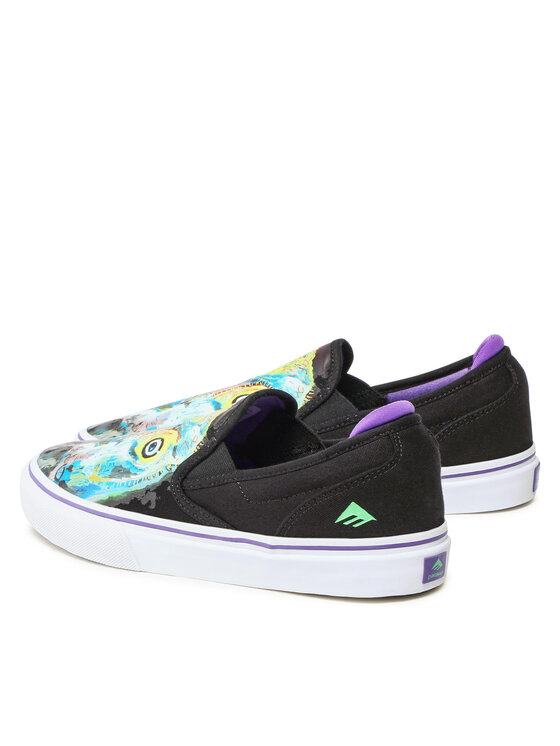 Emerica Emerica Tenisky Wino G6 Slip-On X Dinosaur Jr. 6107000253 Čierna
