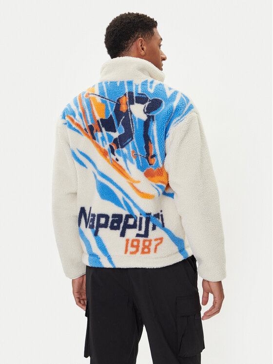 Napapijri Napapijri Polár kabát NP0A88TC Bézs Regular Fit
