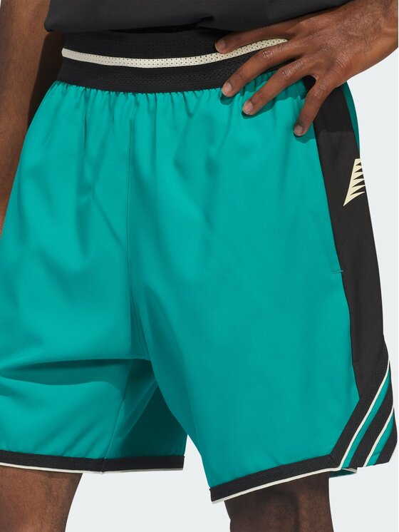 adidas adidas Szorty sportowe Anthony Edwards Crazy Lite Zielony Loose Fit