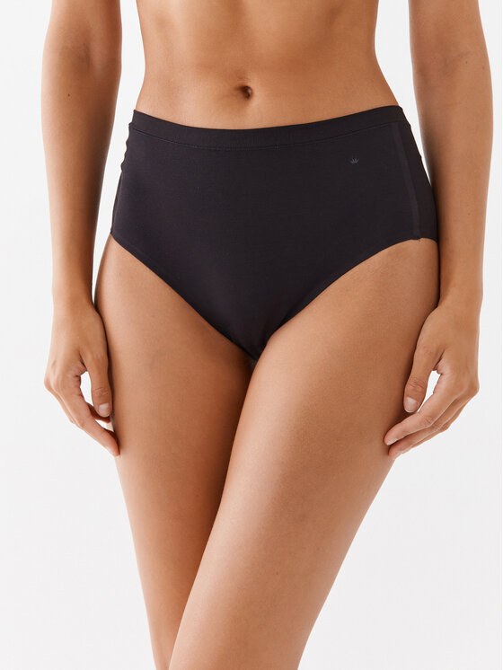 Triumph Triumph Set 2 kusů klasických kalhotek s vysokým pasem Smart Natural 10214889 Černá