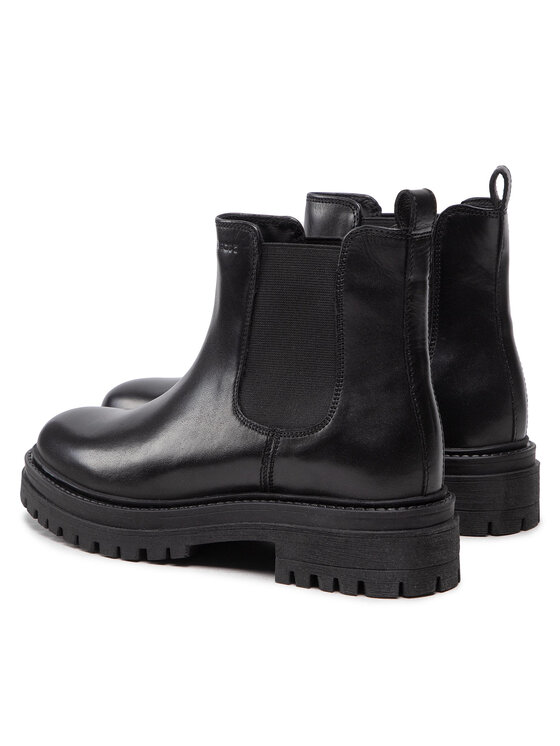 Geox Geox Jātnieku stila puszābaki D Iridea P D26HRP 00043 C9999 Melns