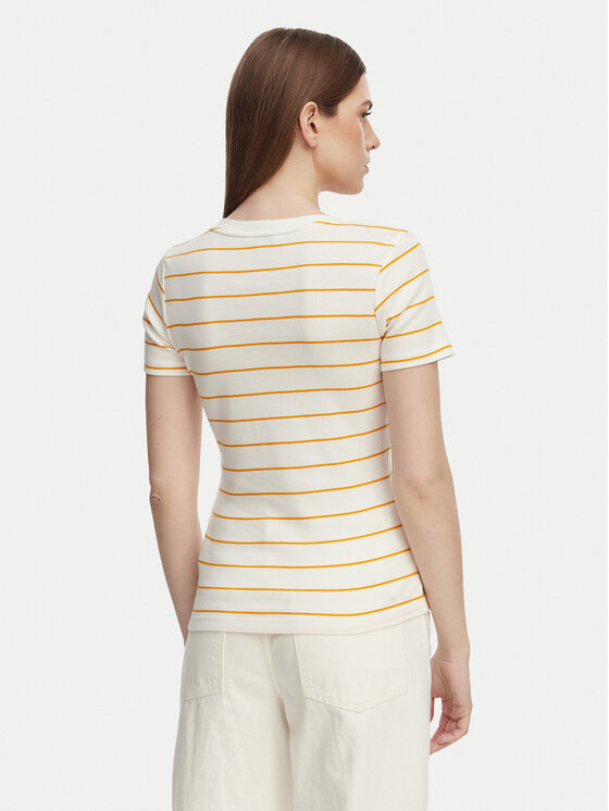 Tommy Hilfiger Tommy Hilfiger Тишърт New Cody WW0WW40584 Оранжев Slim Fit