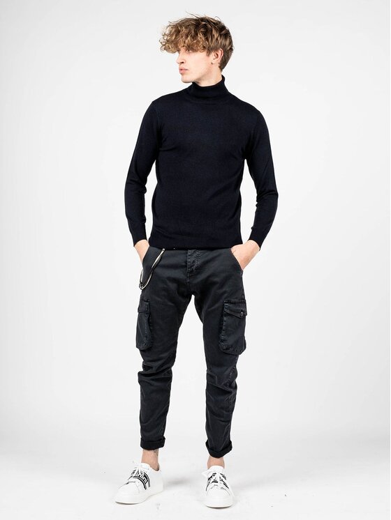 Xagon Xagon Sweter A22081 & ELV18 Granatowy Regular Fit
