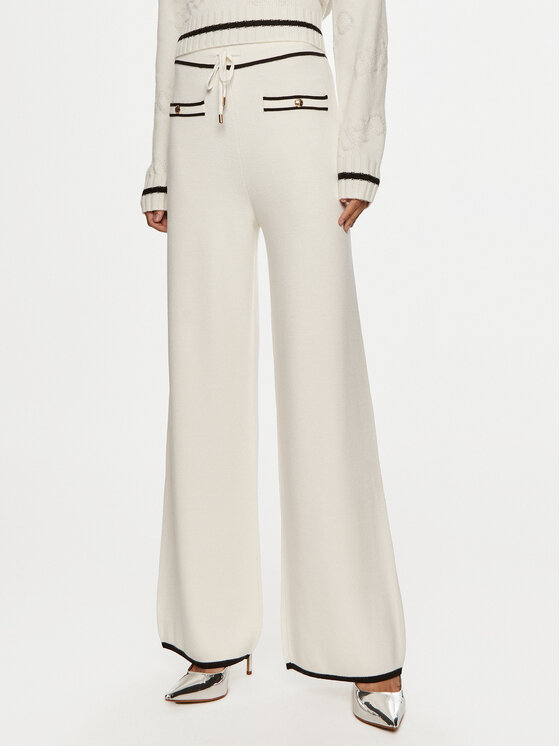 Liu Jo Liu Jo Παντελόνι φόρμας TF4048 MS59L C3447 Λευκό Reglan Fit