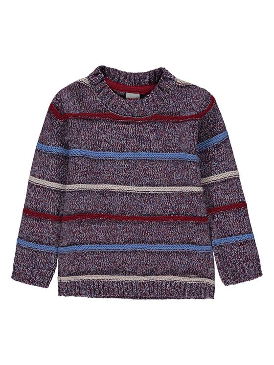 Kanz Kanz Sweter 2123537-0001 Kolorowy Basic Fit