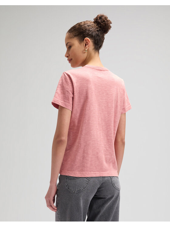 Lee Lee T-Shirt PERFECT TEE Pomarańczowy Regular Fit