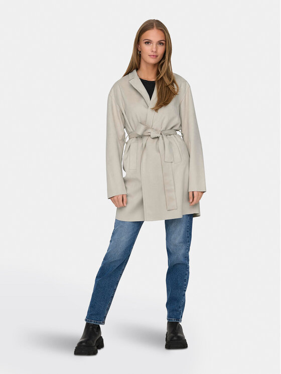 ONLY ONLY Kevad-sügis mantel Joline 15315660 Beež Regular Fit