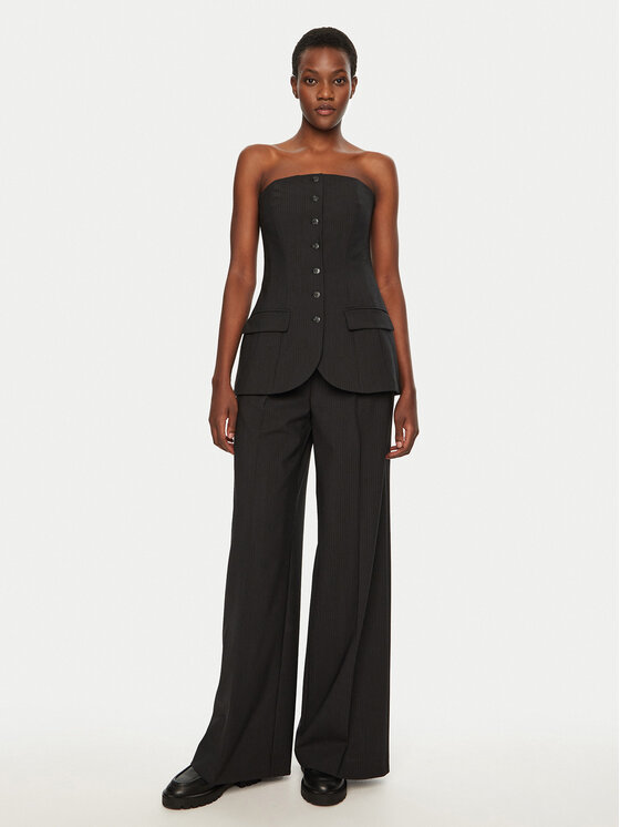 Herskind Herskind Блузка Jacqui 5406134 Сірий Slim Fit