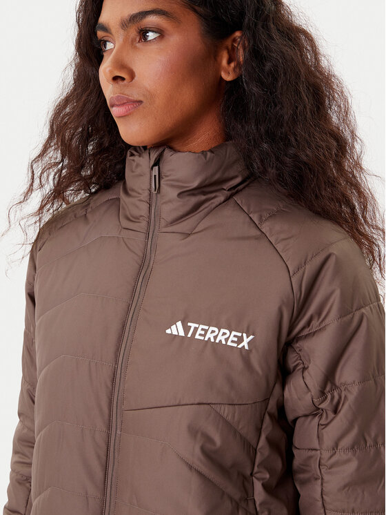 adidas adidas Zimska jakna Terrex Multi JN0812 Smeđa Regular Fit