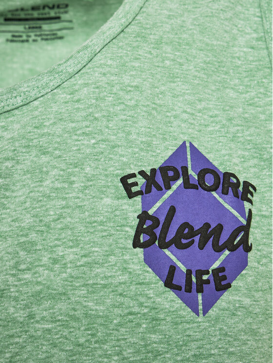 Blend Blend Мъжки топ 20716825 Зелен Regular Fit