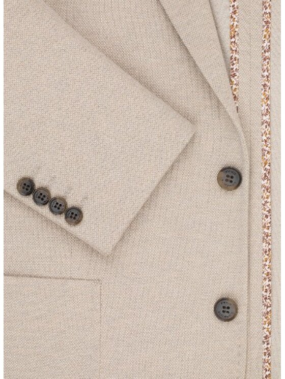 Pako Lorente Pako Lorente Marynarka P24WF-3X-001 Beżowy Slim Fit
