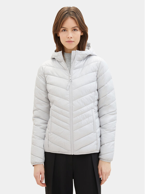 Tom Tailor Denim Tom Tailor Denim Übergangsjacke 1035807 Grau Regular Fit