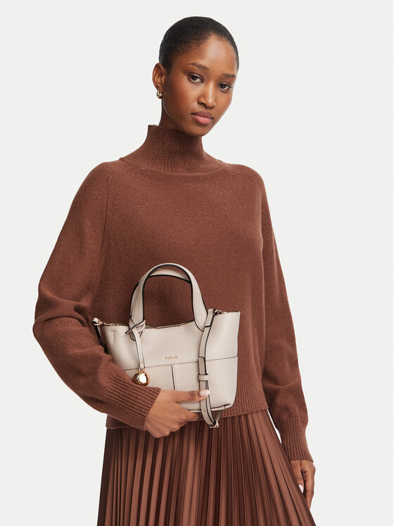Furla Дамска чанта Primrose M WB02226 HSF000 VAN00 Кремав